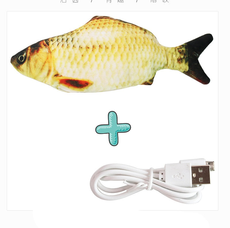 Interactive Electric Floppy Fish
