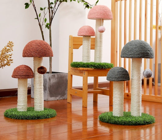 Mushroom Scratching Post