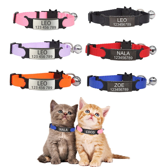 Personalized Cat Collar Safety Breakaway