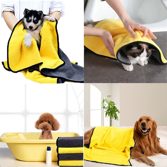 Quick-drying Fiber Pet Towel