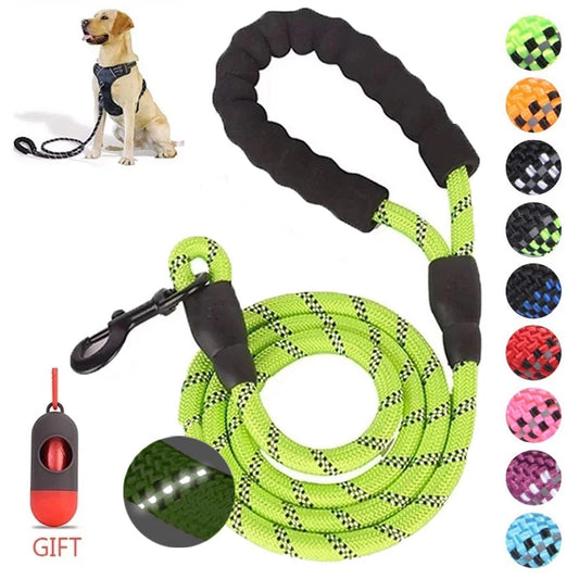 Reflective Leash with Comfortable Padded Handle